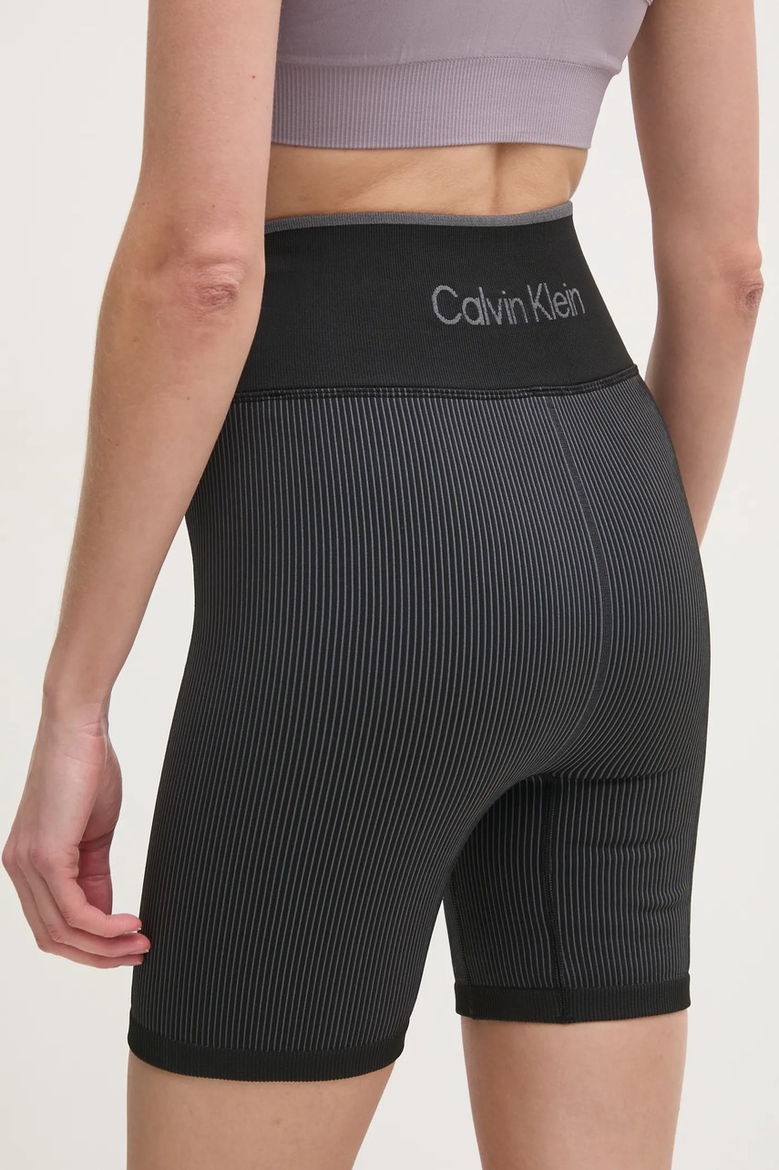 Σορτς προπόνησης Calvin Klein Performance χρώμα: μαύρο, 00GWS4L735 φωτογραφία