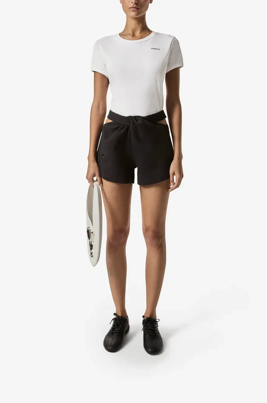 Шорты Coperni Puma x Coperni женские цвет чёрный однотонные высокая посадка 626689 Шорты Coperni Puma x Coperni женские цвет чёрный однотонные высокая посадка 626689