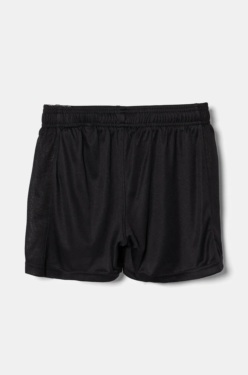 Дитячі шорти Under Armour G s Ch. Knit Short колір чорний з принтом регульована талія 1379457