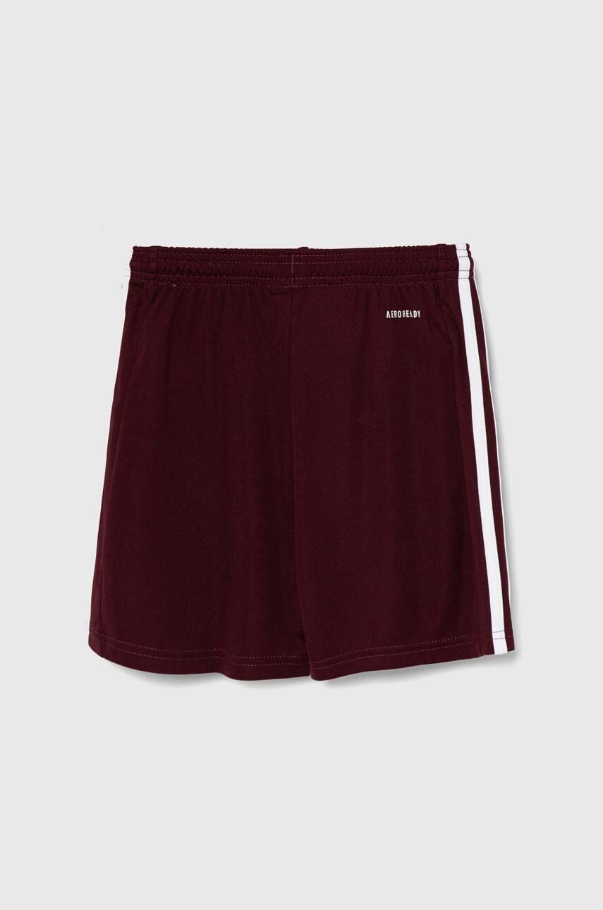 Детские шорты adidas Performance SQUAD 21 SHO цвет бордовый с узором регулируемая талия GN8081 Детские шорты adidas Performance SQUAD 21 SHO цвет бордовый с узором регулируемая талия GN8081