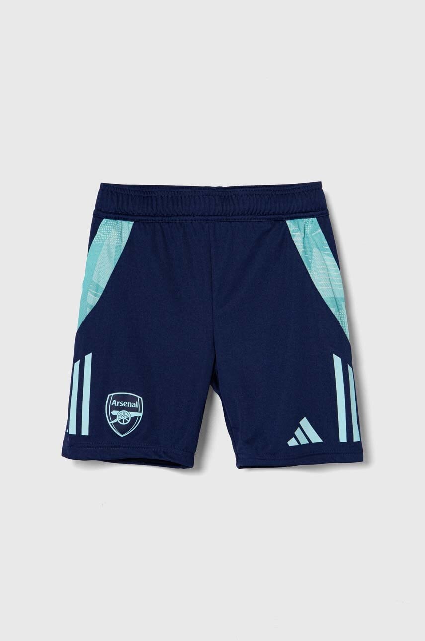 Детские шорты adidas Performance AFC TR SHO цвет синий с принтом регулируемая талия IT2200 в Хмельницком Детские шорты adidas Performance AFC TR SHO цвет синий с принтом регулируемая талия IT2200 в Хмельницком