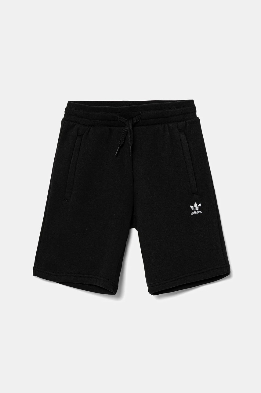 Детские шорты adidas Originals SHORTS цвет чёрный однотонная регулируемая талия IW3499