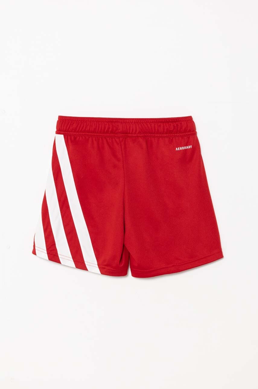 Детские шорты adidas Performance FORTORE23 SHO Y цвет красный с узором регулируемая талия IK5750