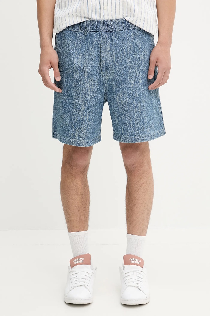 Samsoe Samsoe pantaloni scurți jeans SAJABARI melanj, M24200049