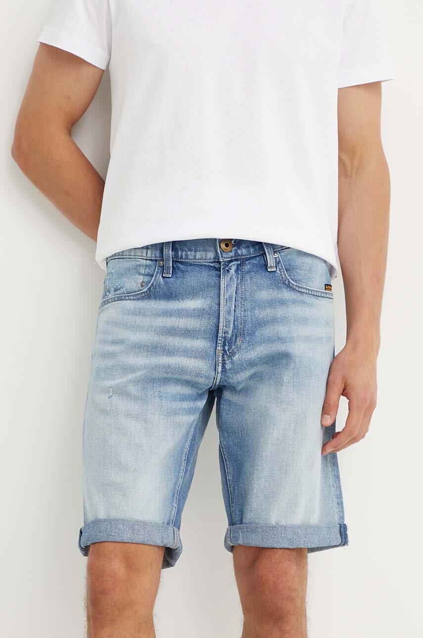 

Дънков къс панталон G-Star Raw в синьо D24430-D538, Син
