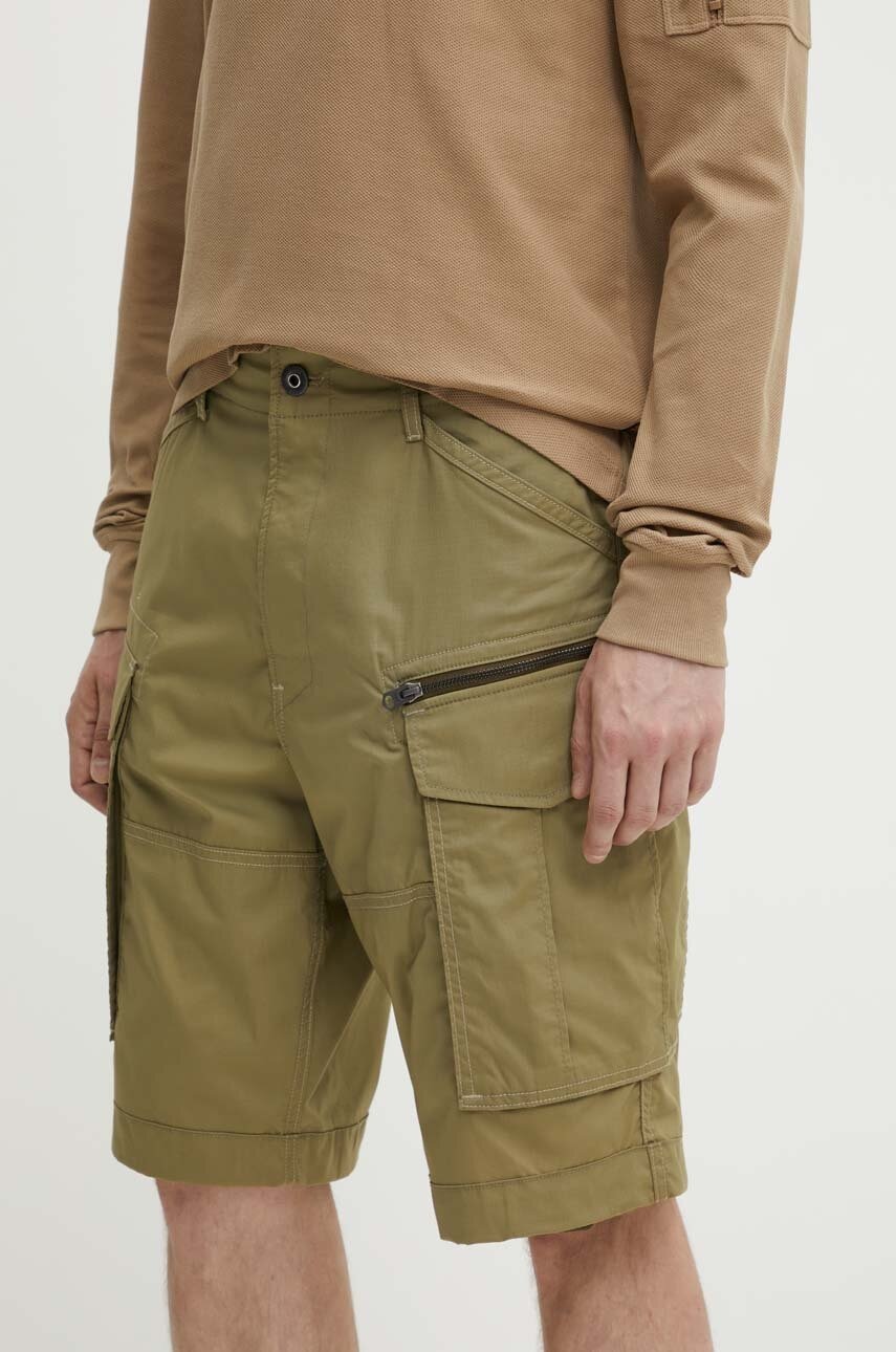G-Star Raw pantaloni scurti barbati, culoarea verde, D08566-D308 G-Star Raw pantaloni scurti barbati, culoarea verde, D08566-D308