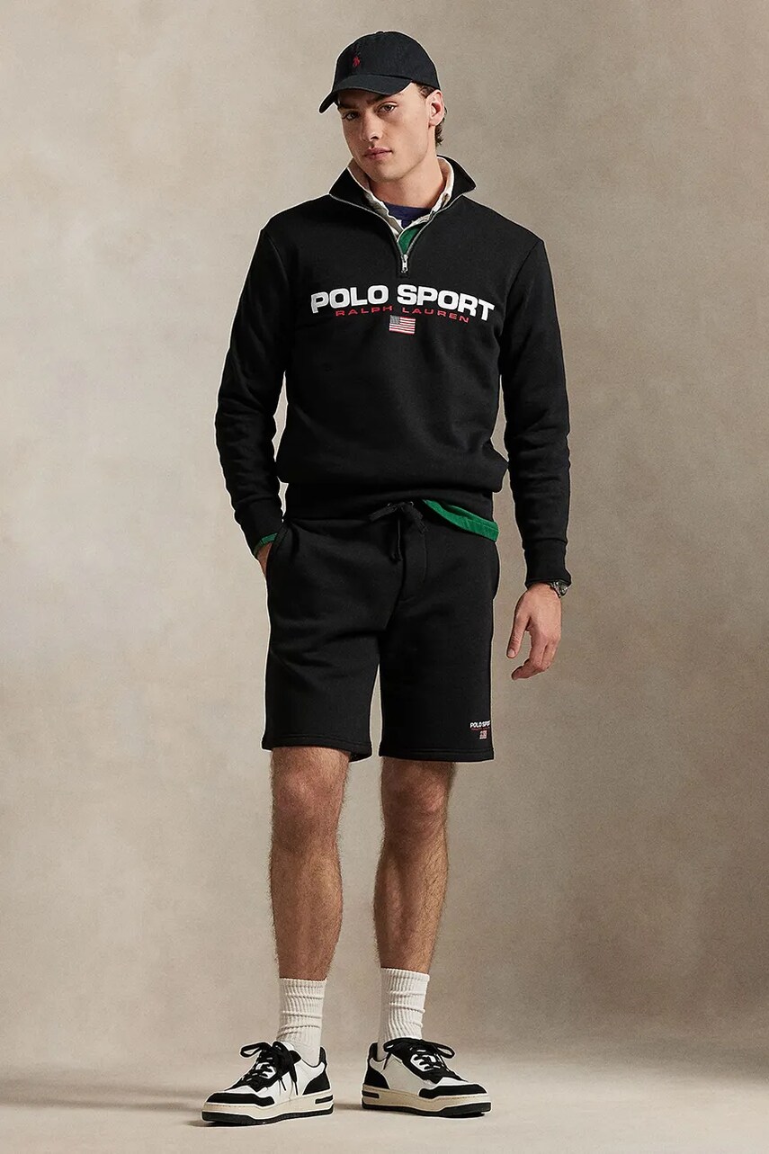 

Къс панталон Polo Ralph Lauren в черно 710949917, Черен