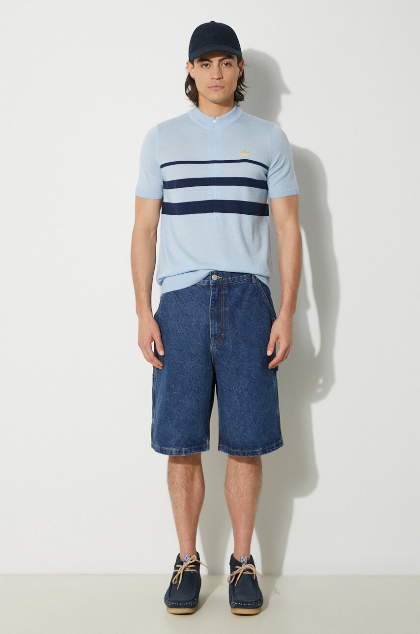Τζιν σορτς ICECREAM Denim Carpenter Shorts χρώμα: ναυτικό μπλε, IC24254 φωτογραφία