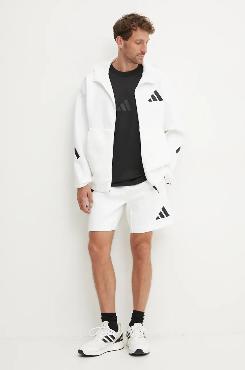 Шорты adidas ZNE мужские цвет белый JJ4893 Шорты adidas ZNE мужские цвет белый JJ4893
