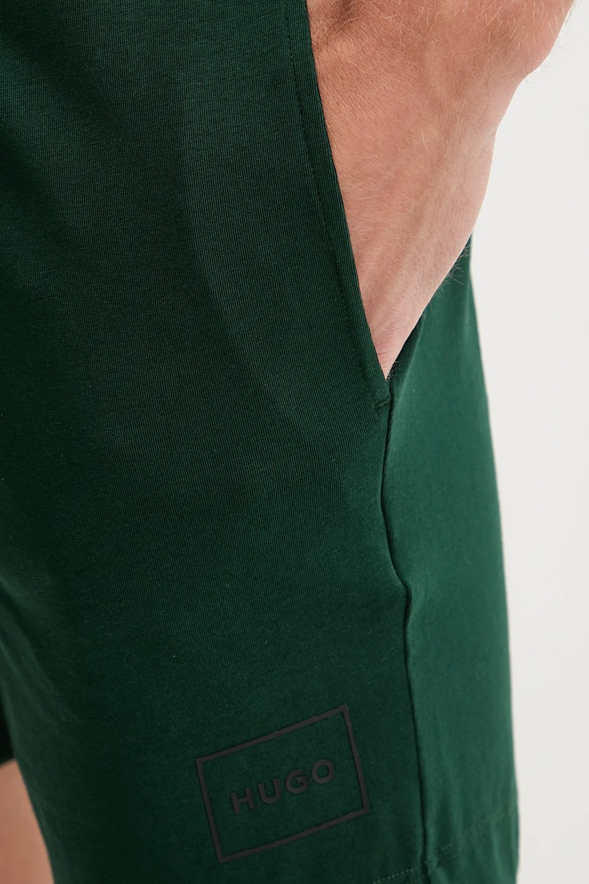 HUGO pyžamové šortky pánske s bavlnou Laze Shorts CW