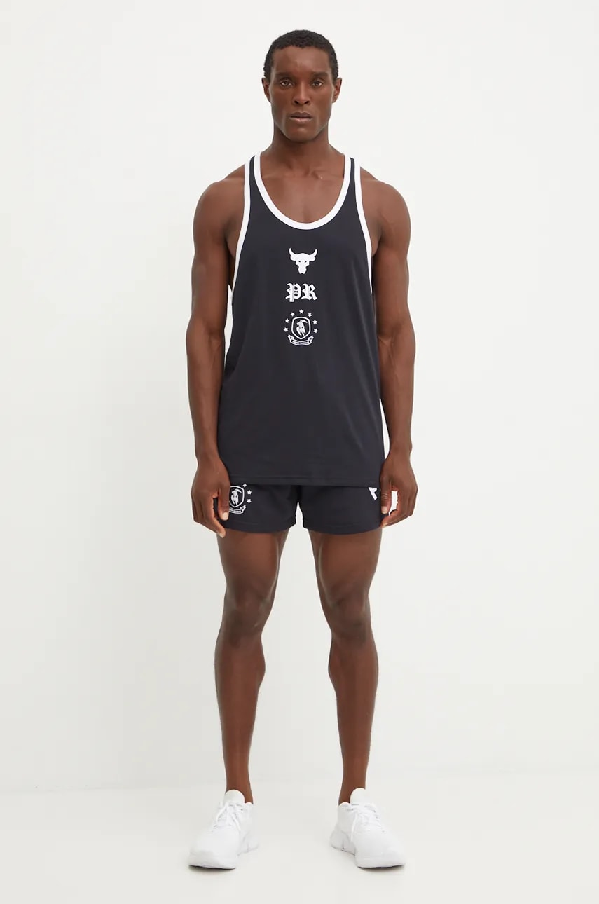 Тренировочные шорты Under Armour Project Rock цвет чёрный 1386881 Тренировочные шорты Under Armour Project Rock цвет чёрный 1386881