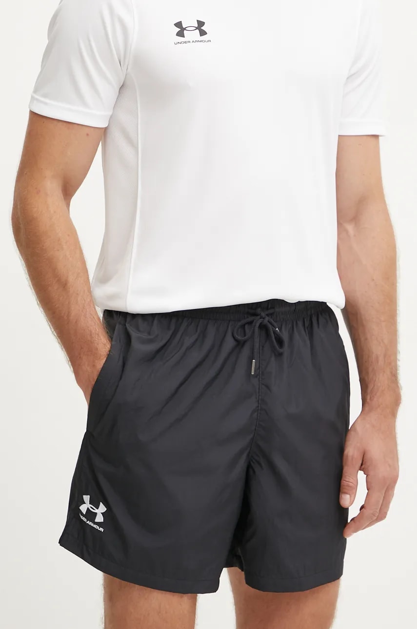 Under Armour pantaloni scurți de antrenament Icon Volley culoarea negru, 1377191 Under Armour pantaloni scurți de antrenament Icon Volley culoarea negru, 1377191