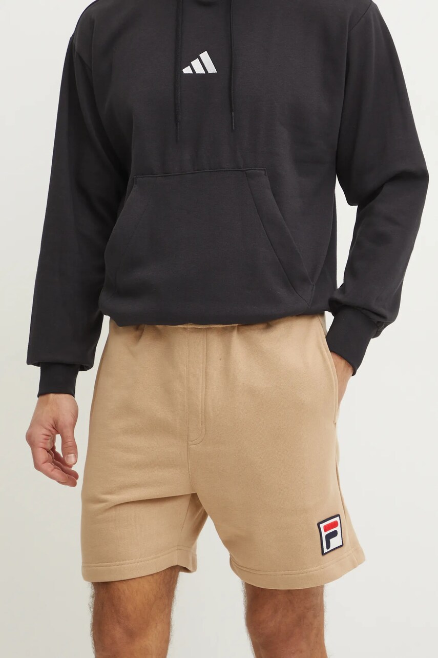 Fila pantaloni scurti Longarone barbati, culoarea bej, FAM0766
