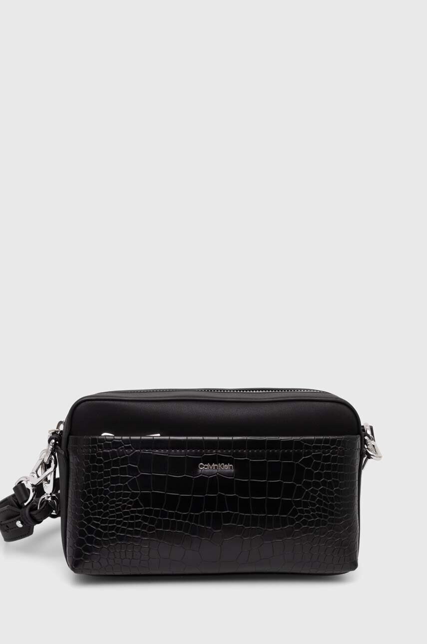 Levně Kabelka Calvin Klein černá barva, K60K612110