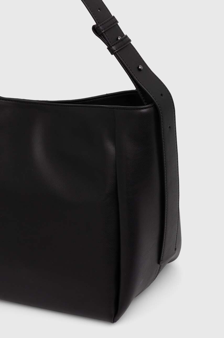 Τσάντα Calvin Klein χρώμα: μαύρο, K60K612129 φωτογραφία