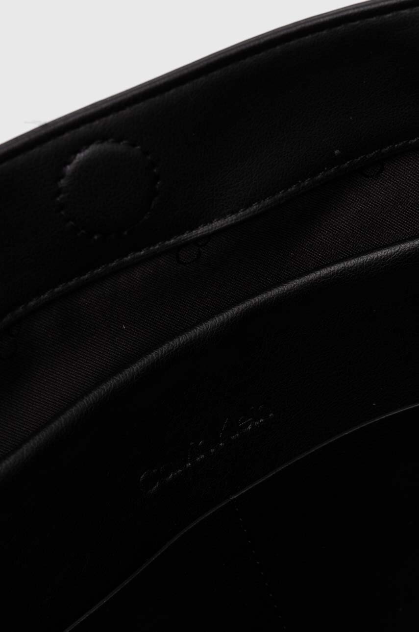Τσάντα Calvin Klein χρώμα: μαύρο, K60K612129 φωτογραφία