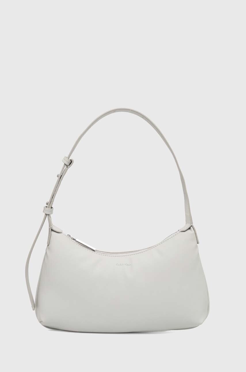 Levně Kabelka Calvin Klein šedá barva, K60K612156
