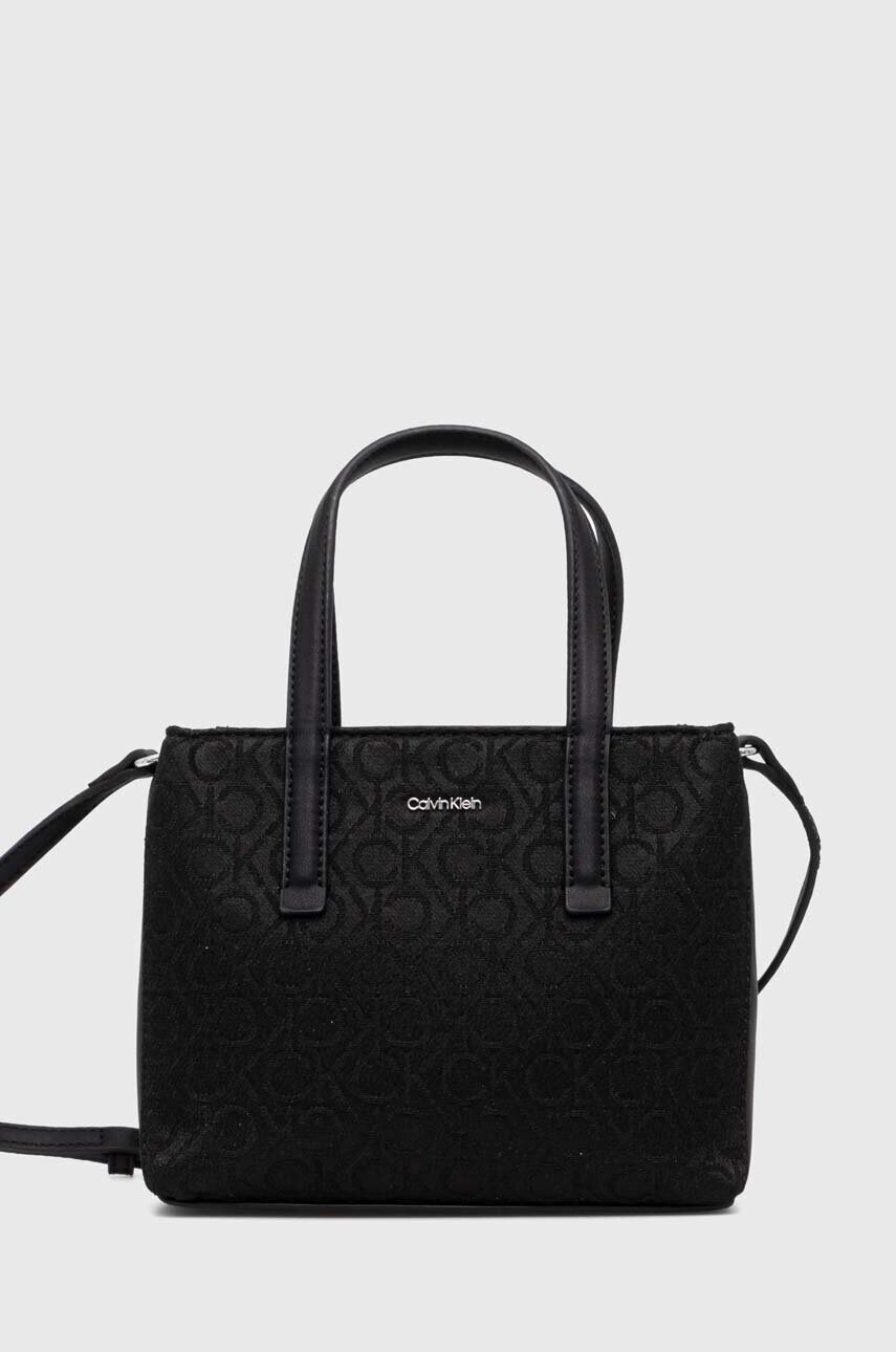 Levně Kabelka Calvin Klein černá barva, K60K612277