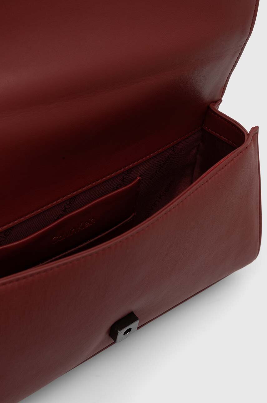 Τσάντα Calvin Klein χρώμα: κόκκινο, K60K612639 φωτογραφία