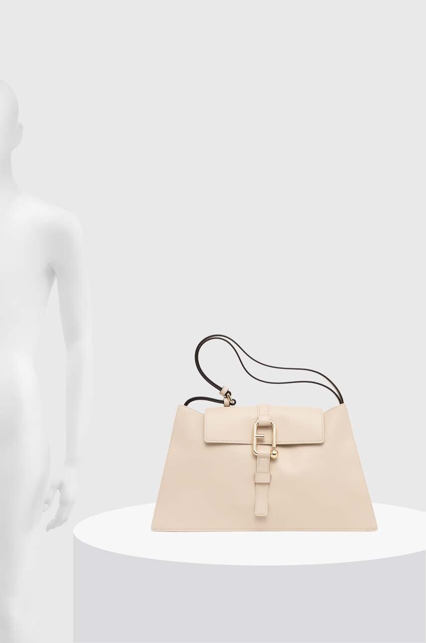 Шкіряна сумочка Furla колір бежевий WB01273 BX2045 8E000 