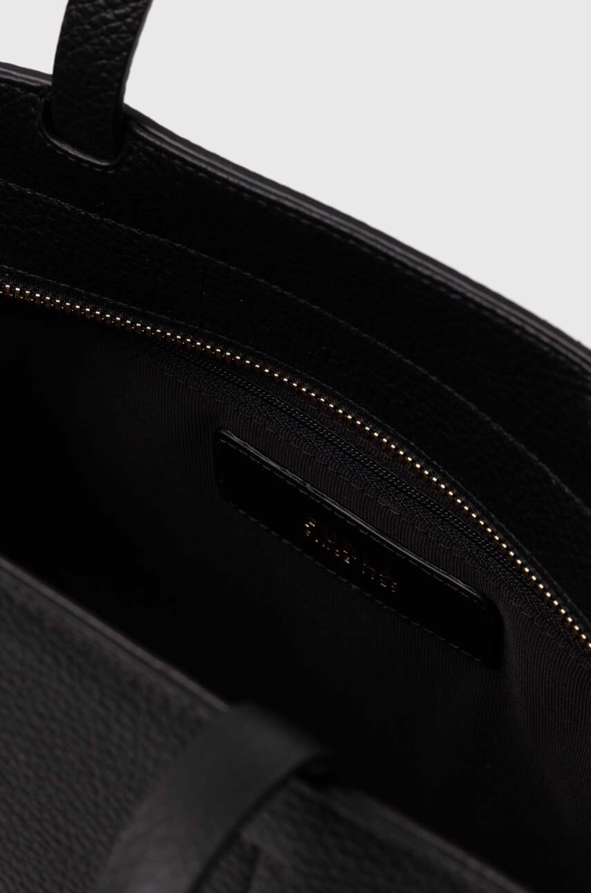 Шкіряна сумочка Furla колір чорний WB01384 HSF000 O6000 