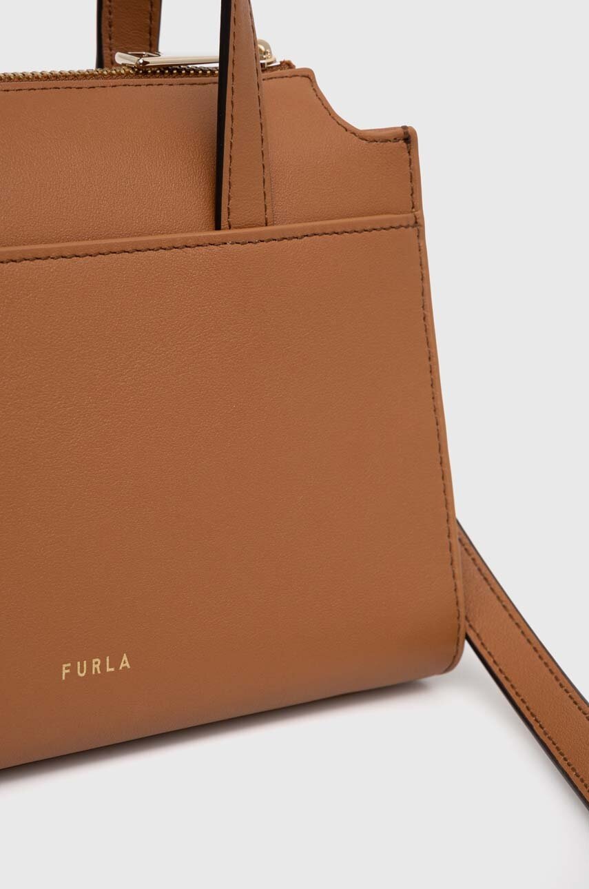 Шкіряна сумочка Furla колір бежевий WB01337 BX2045 RY000 