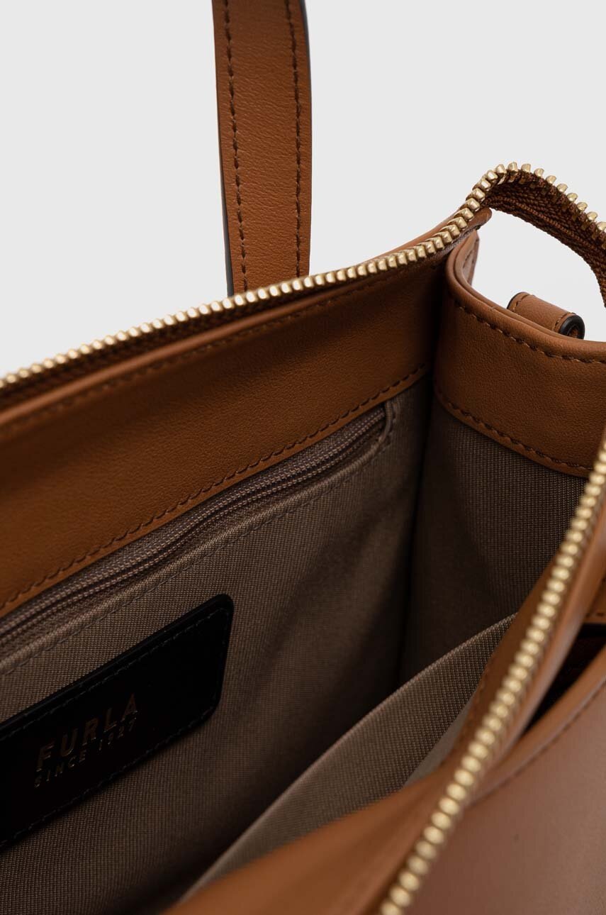 Шкіряна сумочка Furla колір бежевий WB01337 BX2045 RY000 