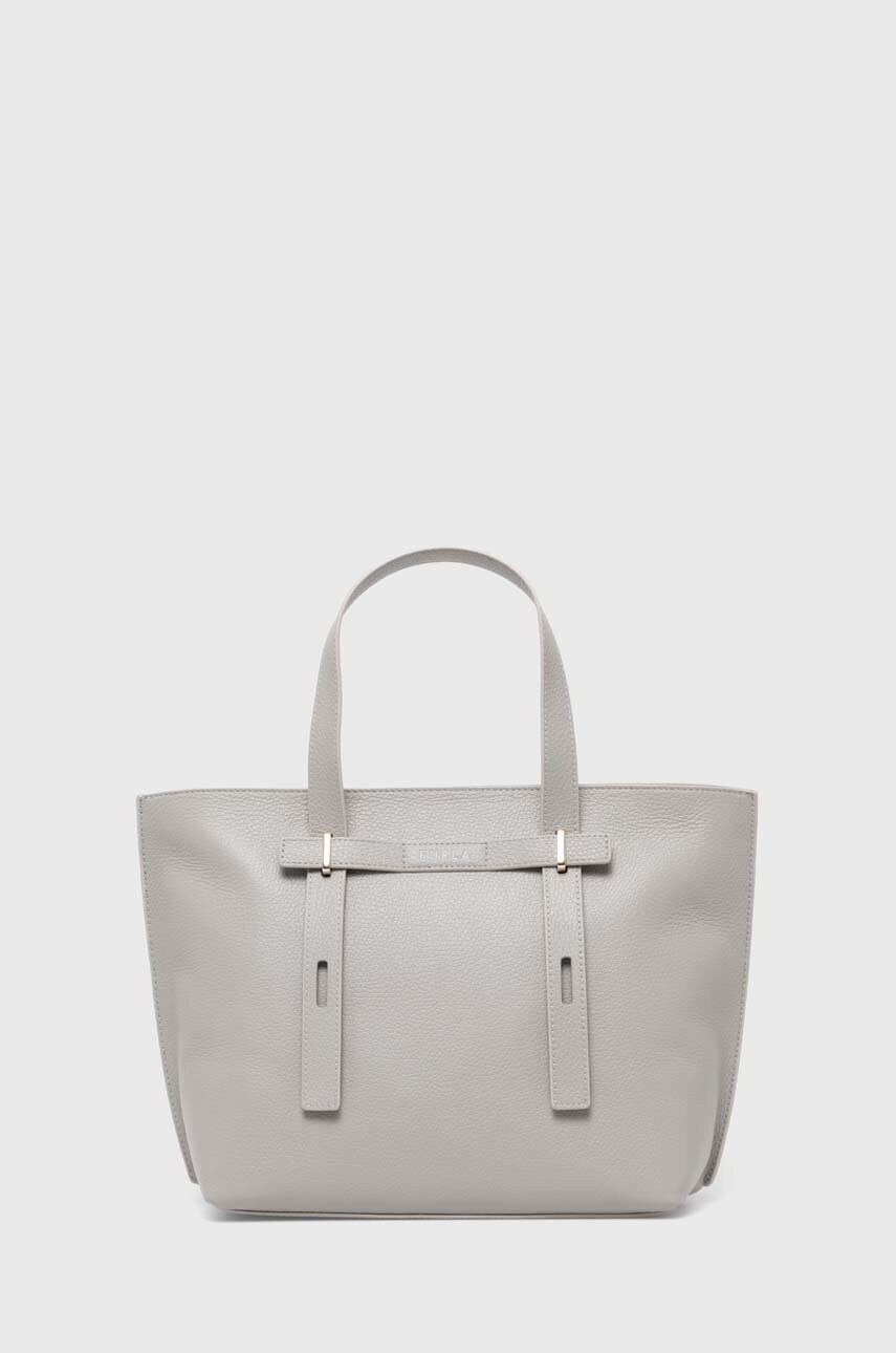 

Кожена чанта Furla в сиво WB01503 HSF000 3291S, Сив