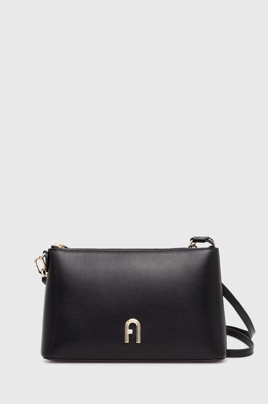 

Кожена чанта Furla в черно WE00615 AX0733 O6000, Черен