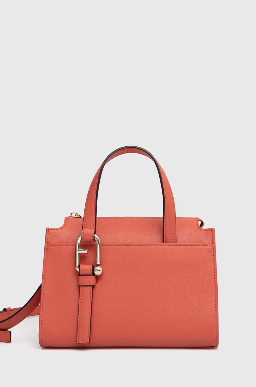 

Кожена чанта Furla в оранжево WB01337 BX2045 3231S, Оранжев