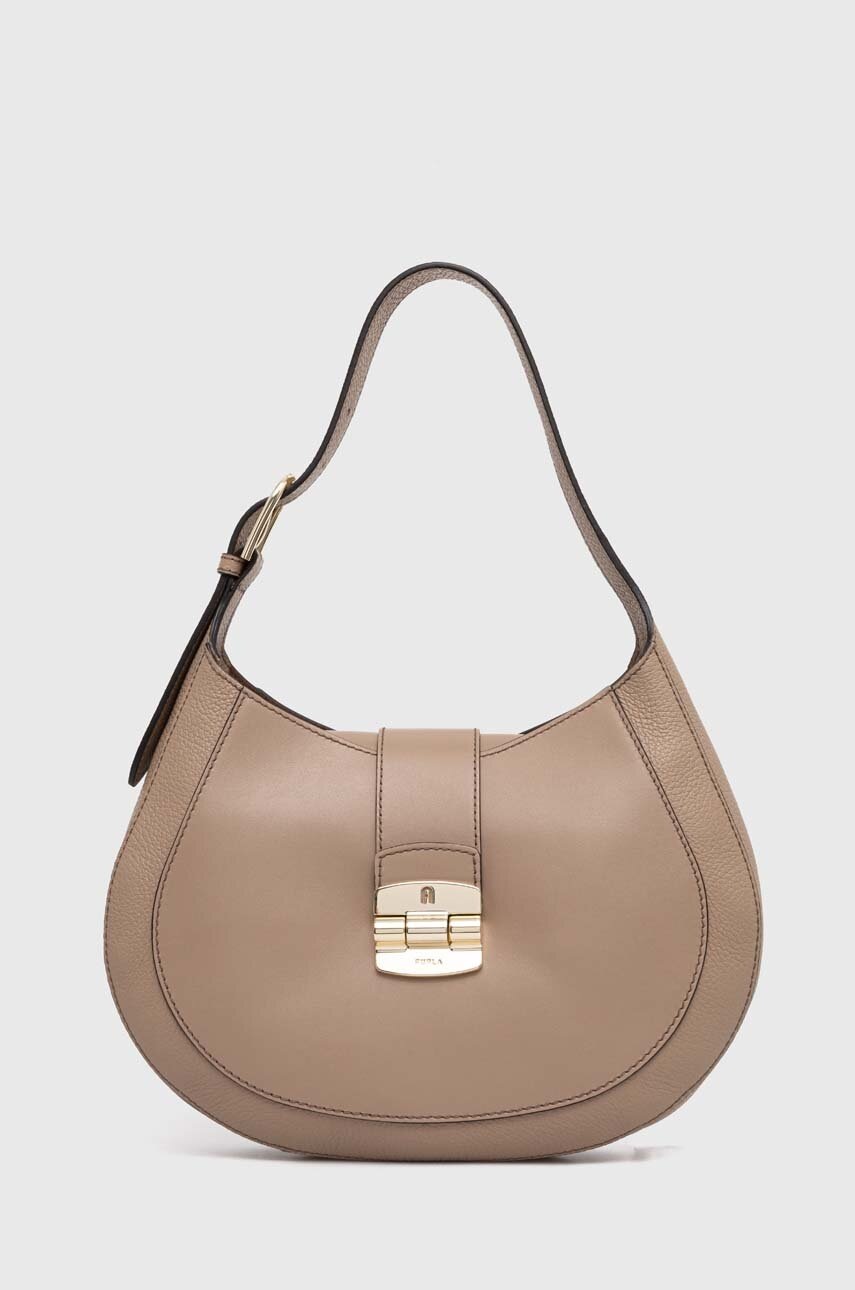 

Кожена чанта Furla в бежово WB01230 BX0053 1257S, Бежов