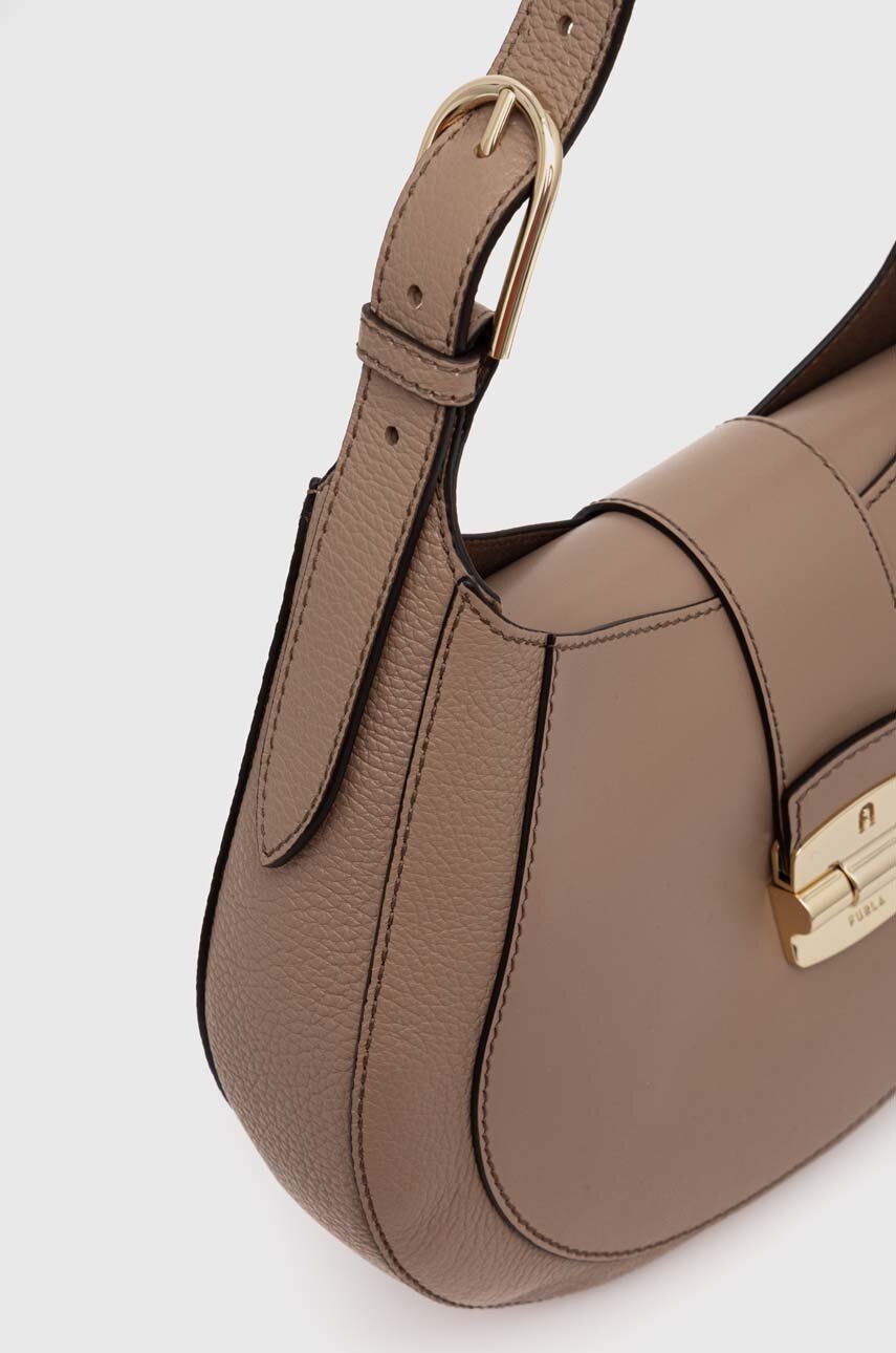 Шкіряна сумочка Furla колір бежевий WB01230 BX0053 1257S 