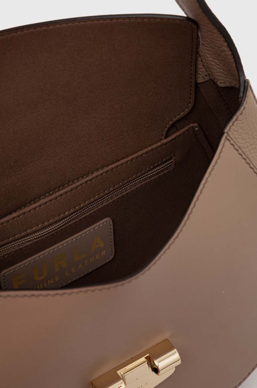 Шкіряна сумочка Furla колір бежевий WB01230 BX0053 1257S 