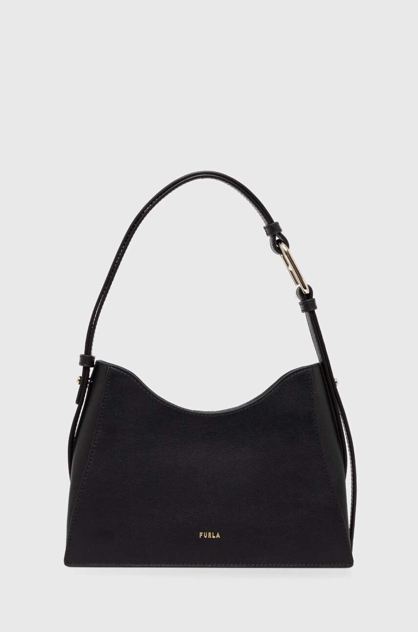 

Кожена чанта Furla в черно WE00661 BX2045 O6000, Черен