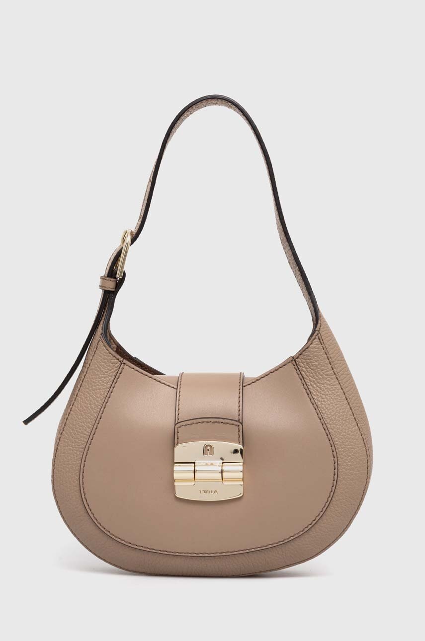 

Кожена чанта Furla в бежово WB01276 BX0053 1257S, Бежов