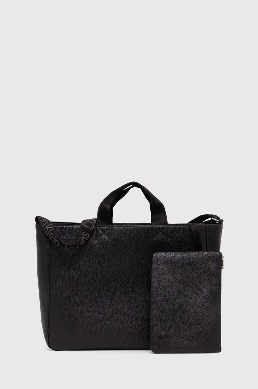 

Чанта Calvin Klein Jeans в черно K60K612230, Черен