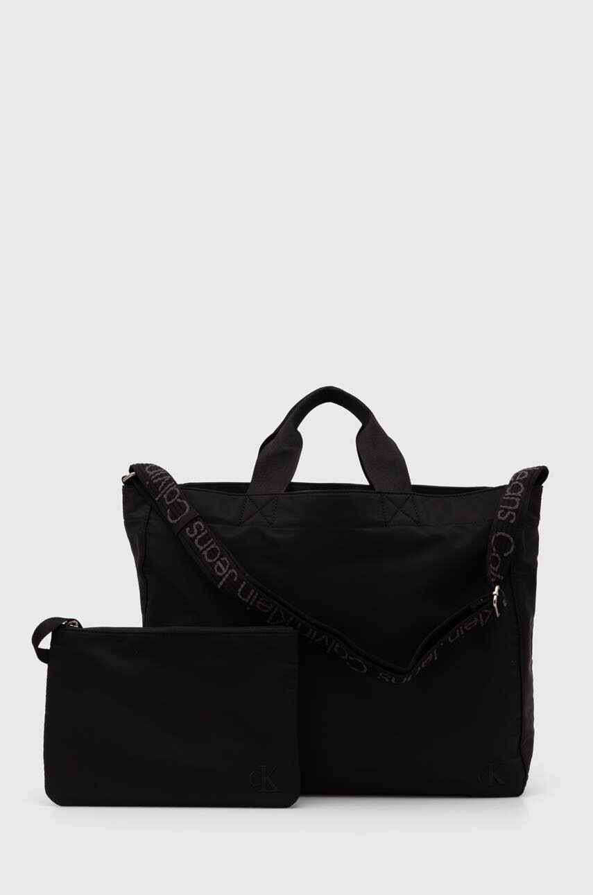 

Чанта Calvin Klein Jeans в черно K60K612242, Черен