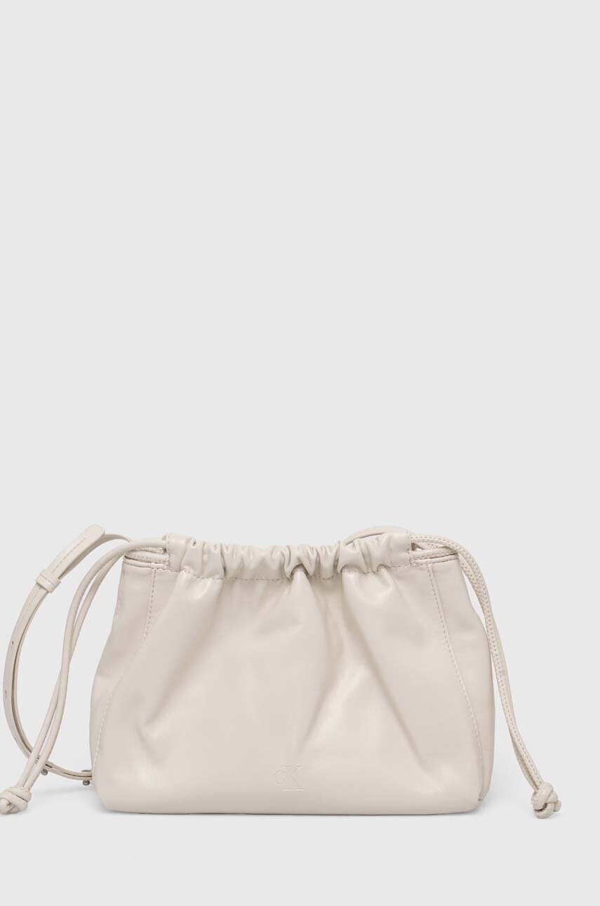 Levně Kabelka Calvin Klein Jeans béžová barva, K60K612650