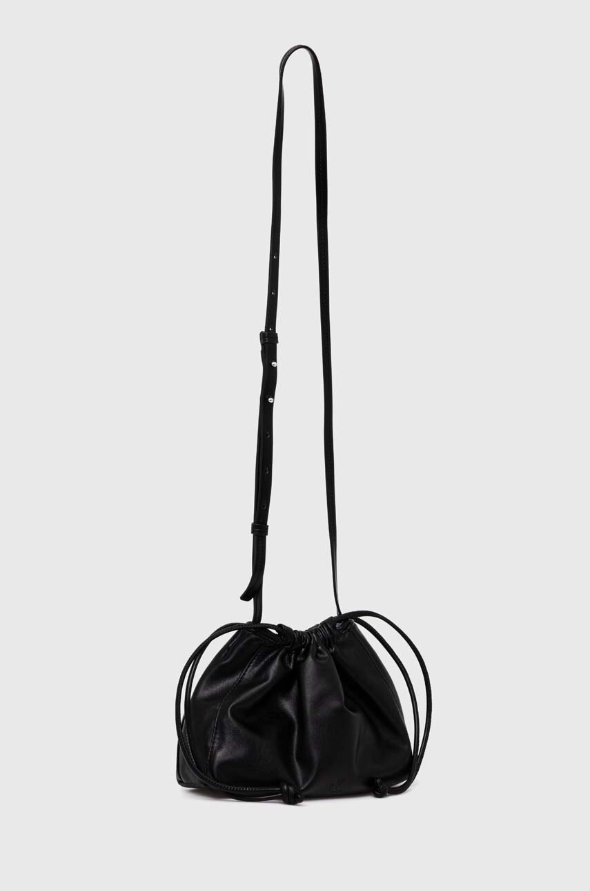 Τσάντα Calvin Klein Jeans χρώμα: μαύρο, K60K612650 φωτογραφία