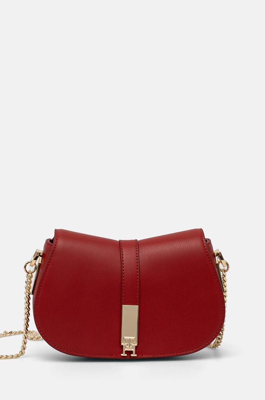 

Чанта Tommy Hilfiger в бордо AW0AW16287, Червен