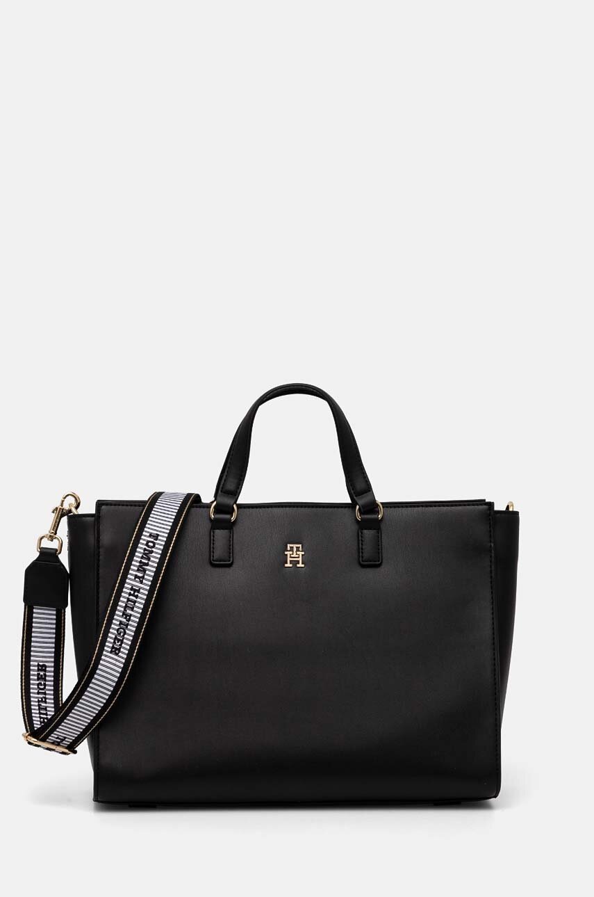 

Чанта Tommy Hilfiger в черно AW0AW16681, Черен