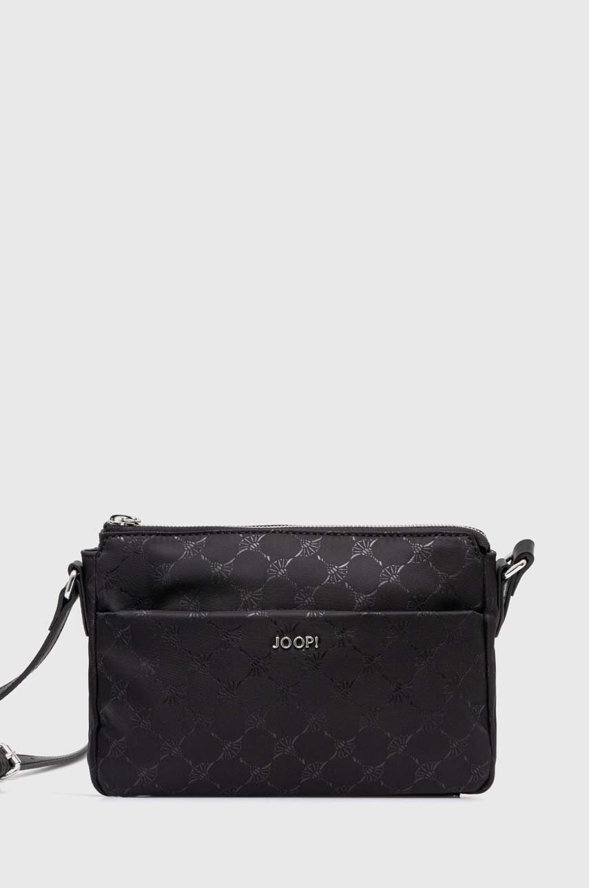 Joop! poseta Nylon Cornflower Jasmina culoarea negru, 4140007659 Joop! poseta Nylon Cornflower Jasmina culoarea negru, 4140007659