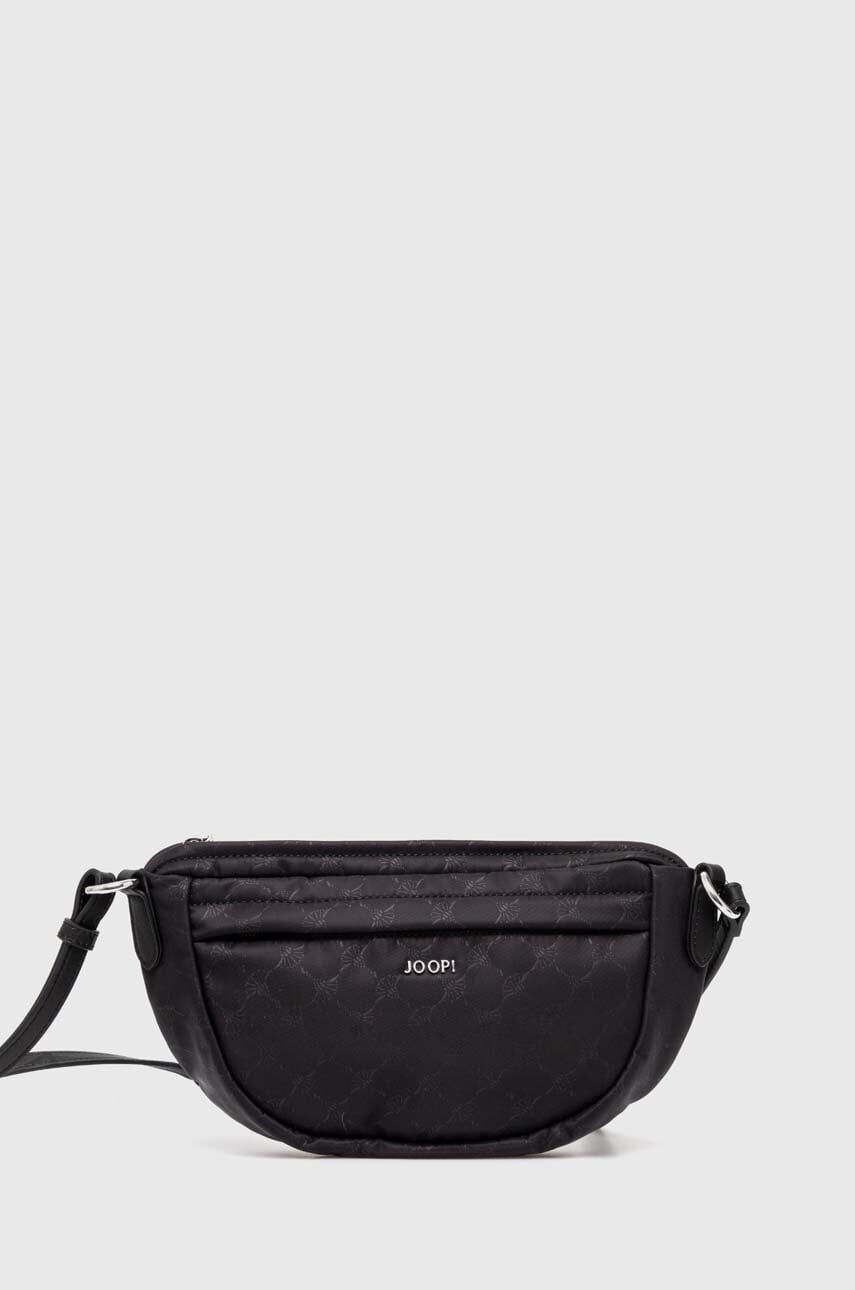 Joop! poseta Nylon Cornflower Zella culoarea negru, 4140007663 Joop! poseta Nylon Cornflower Zella culoarea negru, 4140007663