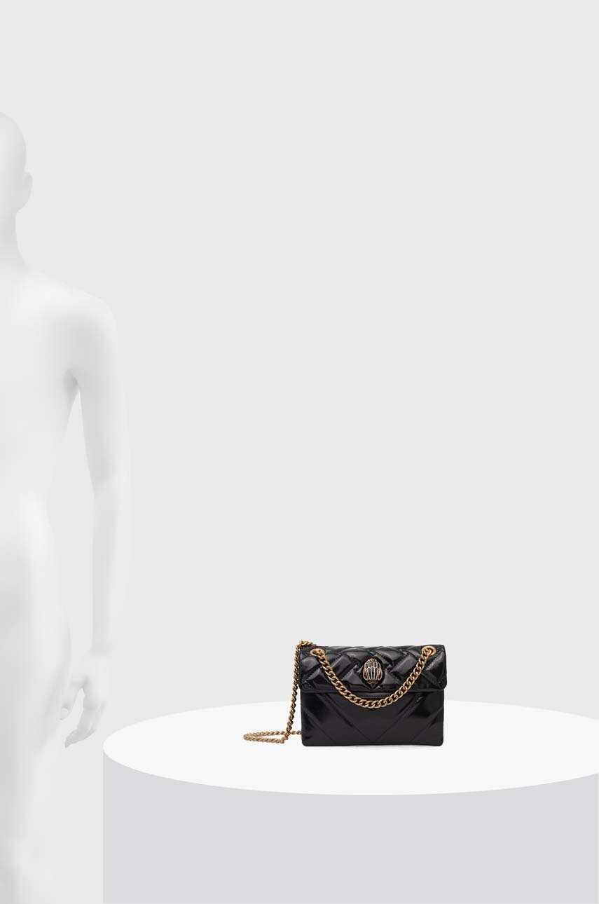 Шкіряна сумочка Kurt Geiger London MINI KENSINGTON E колір чорний 2726700319 