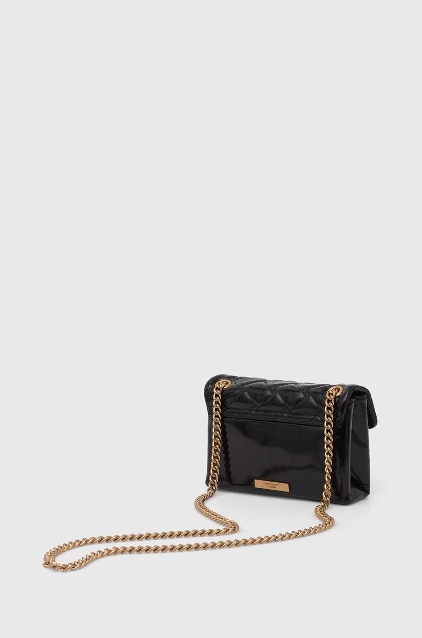 Шкіряна сумочка Kurt Geiger London MINI KENSINGTON E колір чорний 2726700319 