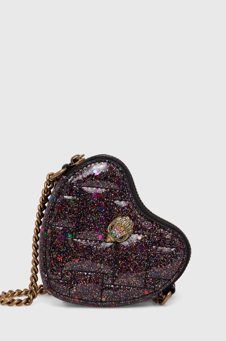 

Чанта Kurt Geiger London MICRO HEART CROSSBODY в черно 9548409769, Черен