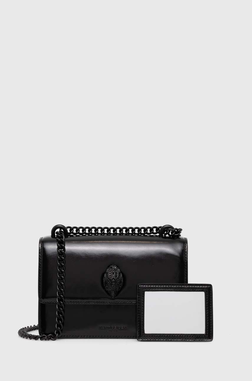 

Кожена чанта Kurt Geiger London SHOREDITCH SM XBODY DR в черно 2354400319, Черен