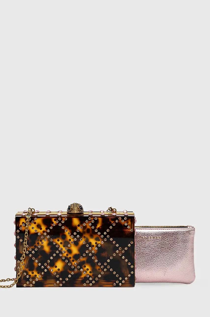

Клъч Kurt Geiger London QUILT BOX CLUTCH в кафяво 2032635999, Кафяв