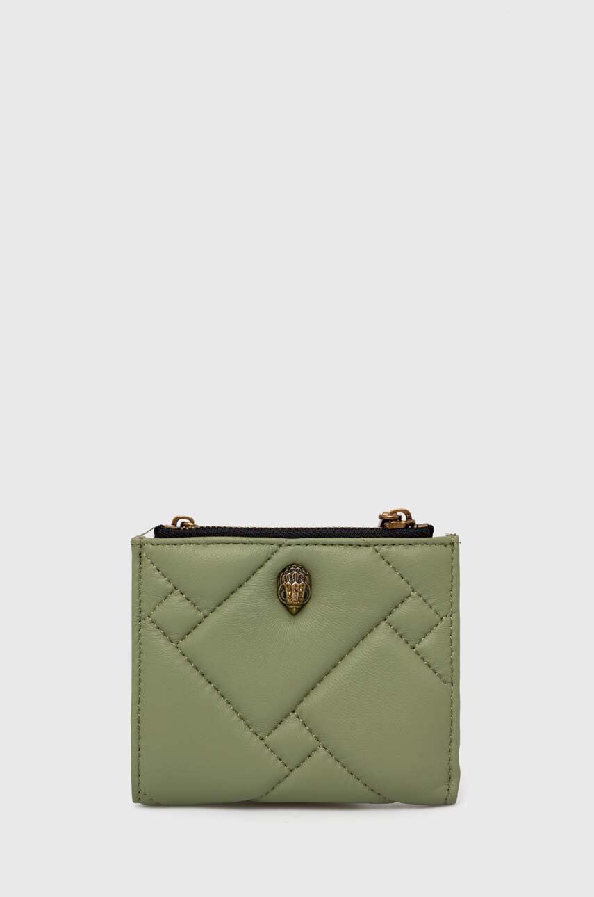 

Кожен калъф за карти Kurt Geiger London KENSINGTON PUFF MN PURSE в зелено 2710876109, Зелен