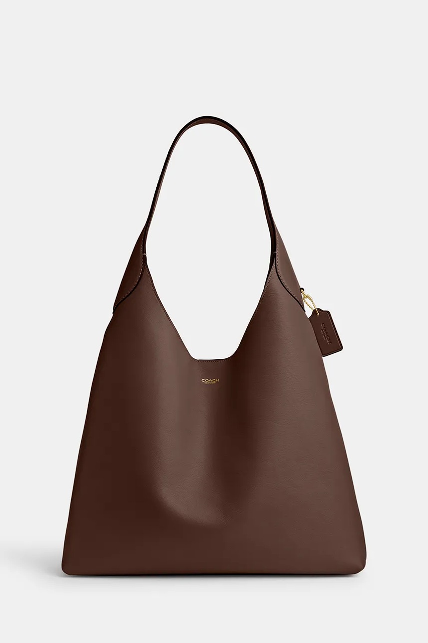 Coach torebka skórzana Brooklyn Shoulder Bag 39 kolor brązowy CU044